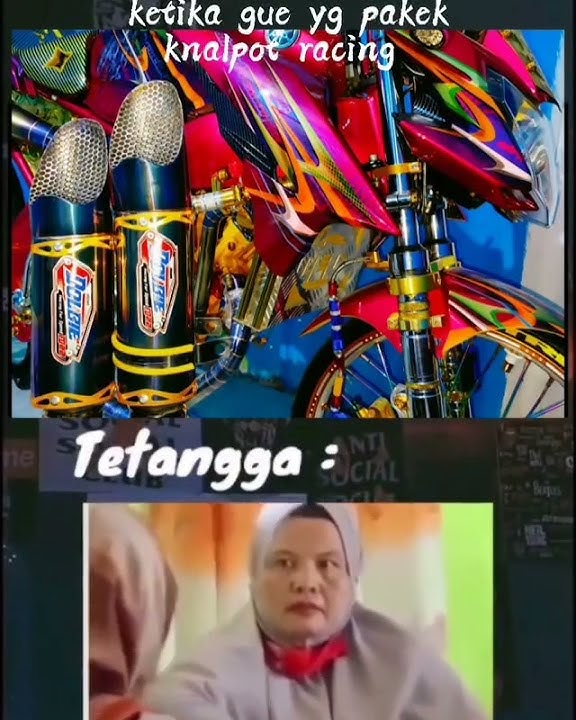 Story wa vixion jari-jari ' ketikague yang pakek knalpot racing ,tetangga auto'