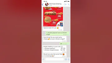 ¿Cómo pedir KFC WhatsApp?