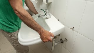 Reforzar la sujeción del lavabo - Bricomanía
