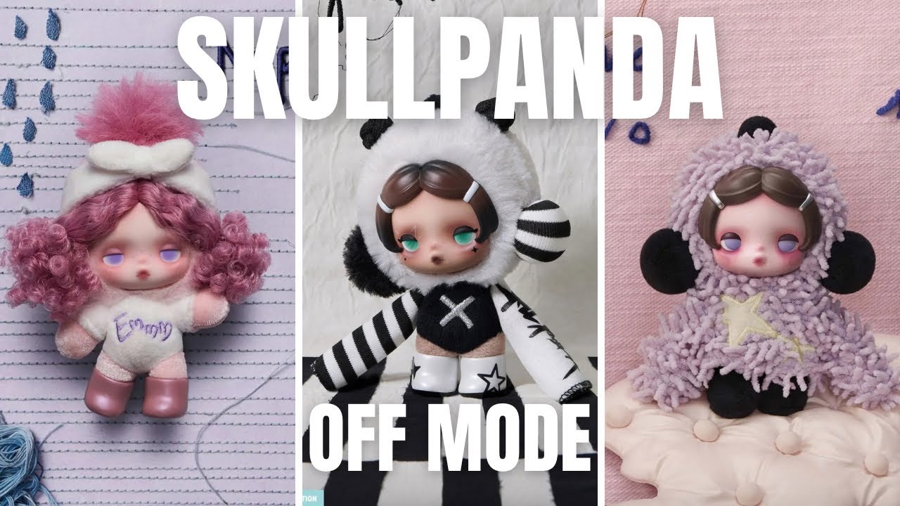 SKULLPANDA Off Mode シリーズ ミニーフィギュア　シークレット New SKULLPANDA Off Mode Series! - YouTube