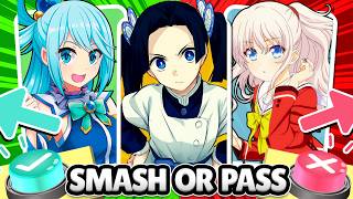 SMASH or PASS 🔥 Blue-Eyed Anime Girls Only 👀 | Ultimate Anime Quiz