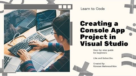 Visual Studio | Creating project in Console App