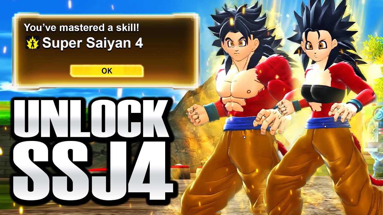 HOW TO UNLOCK SSJ4 (CAC) TRANSFORMATION! - Dragon Ball: The