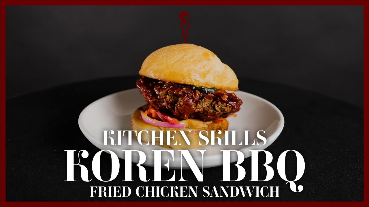 Koren BBQ Fried Chicken Sandwich | Step-by-Step
