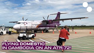 CAMBODIA ANGKOR AIR — ATR 72-500 ECONOMY — SIEM REAP to SIHANOUKVILLE