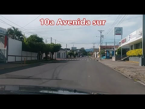 Santa Ana , El Salvador ,,La 10a Avenida sur hasta la procabia