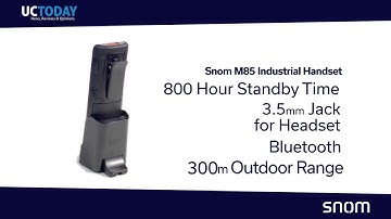 Snom M85 Wireless Phone Review - UC Today