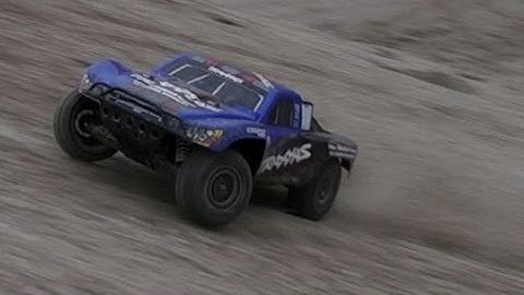 Highest Drop // Traxxas Slash 2wd VXL gravel pit slow motions bash [HD]
