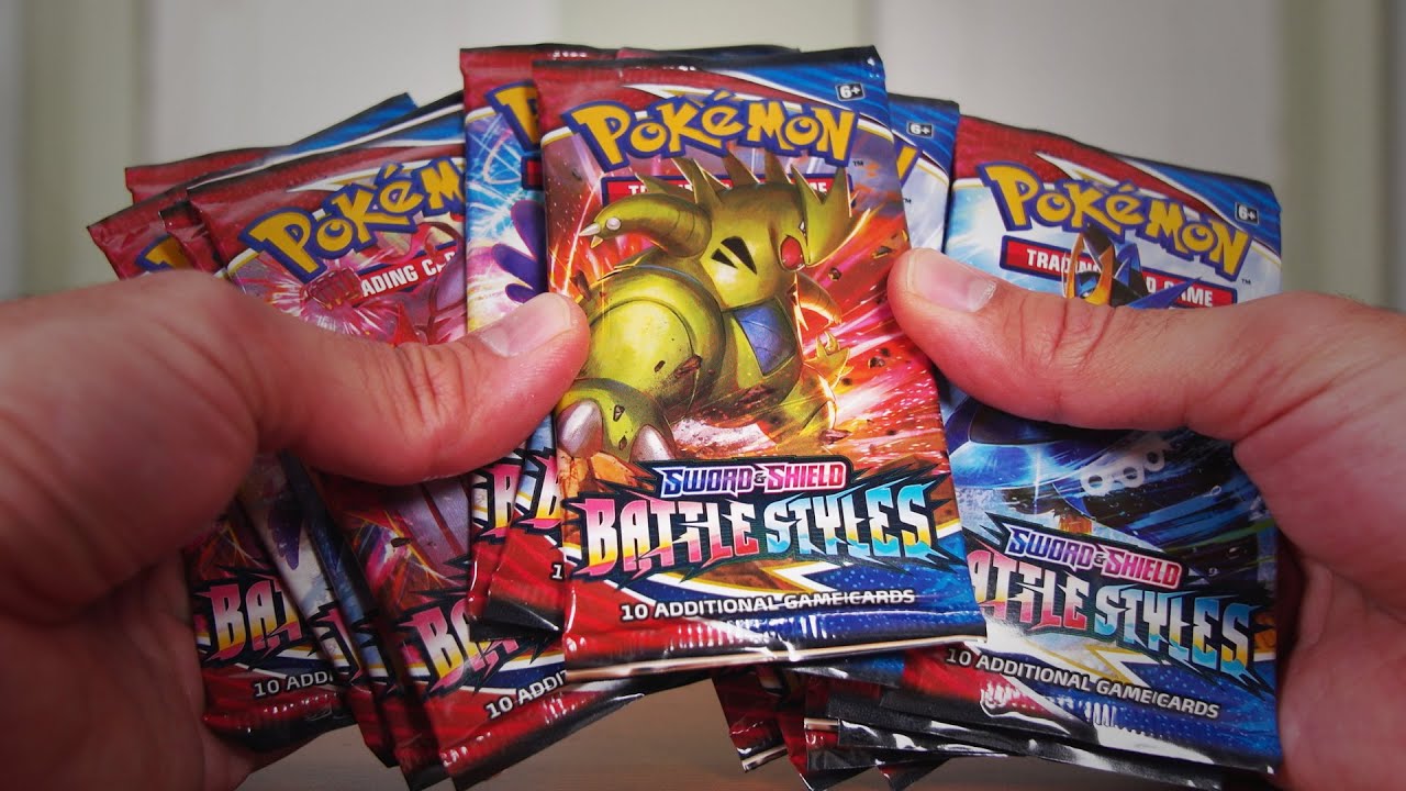ASMR | Pokemon Battle Styles Booster Box, Crinkle Card Sounds