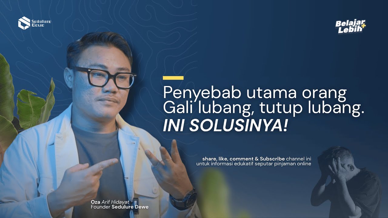 Gali Lubang Tutup Lubang Jerat Pinjol yang Tak Ada Ujungnya. SIMAK VIDEO BERIKUT INI!