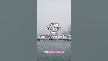 What has keys but can