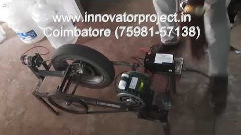 Low cost electromagnetic braking system / best automobile projects 2022 in coimbatore chennai kerala