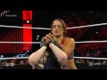 WWE Raw Nikki Bella Vs Paige Divas Championship Match 
