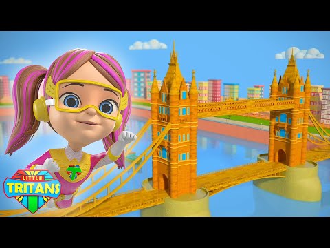 Little Tritans Le Pont De Londres En Baisse Bas+ Plus 3d Comptines Pour les Enfants