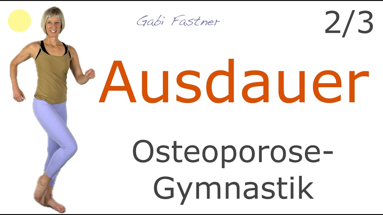 2/3 🦴20 min. Osteoporose Gymnastik | Ausdauertraining für starke Knochen | ohne Geräte, im Stehen