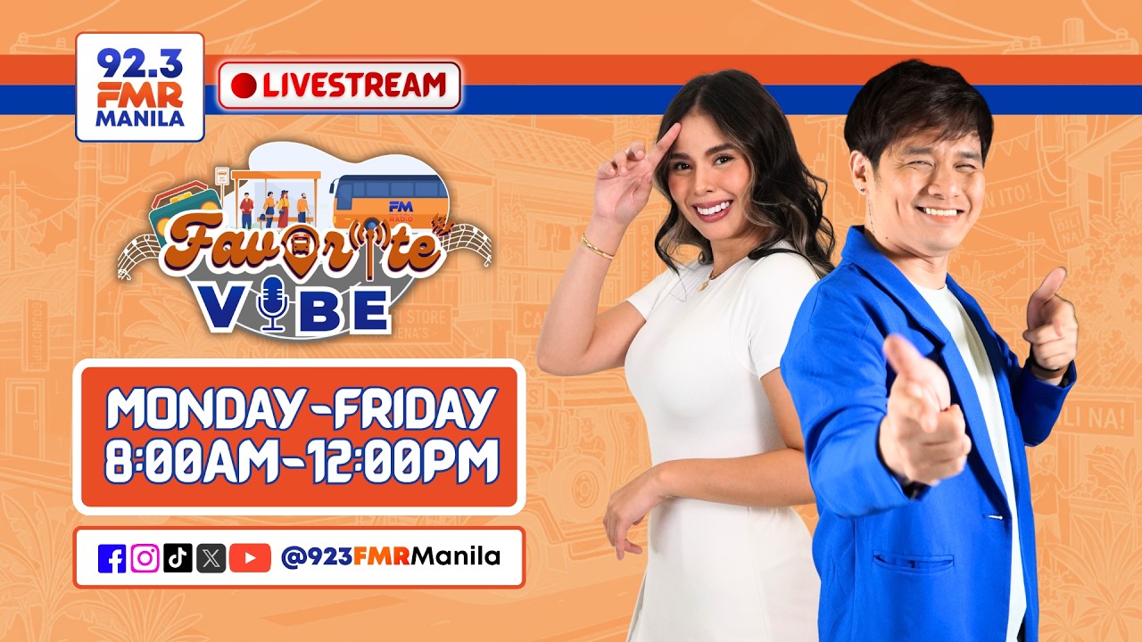 FAVORITE VIBE - AUGUST 28, 2026 | 92.3 FMR Manila