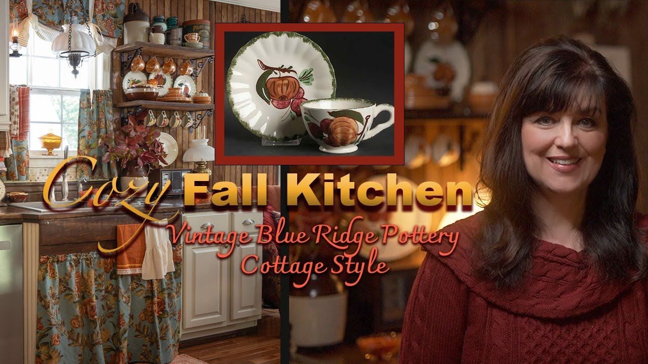 Уютная кухня FALL | Винтажная керамика Blue Ridge | Аппалачская осень