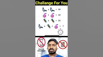 Math riddles || Memory Test || Math Puzzles | #paltigamer #shorts