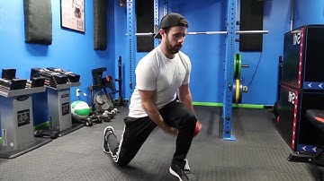 Medicine Ball Lunge Between Legs - How To workout | With the WeStrive App