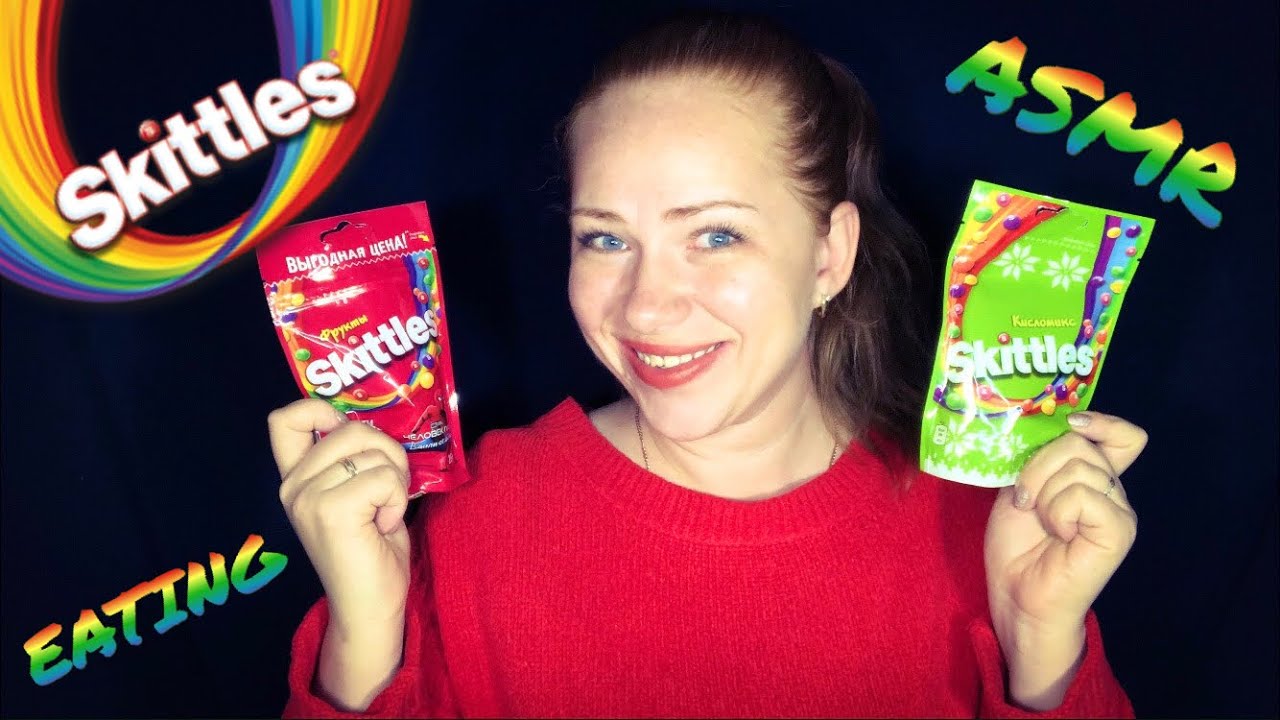 АСМР Итинг. Скитлс 🌈/ASMR Eating. Skittles 🌈/Mukbang
