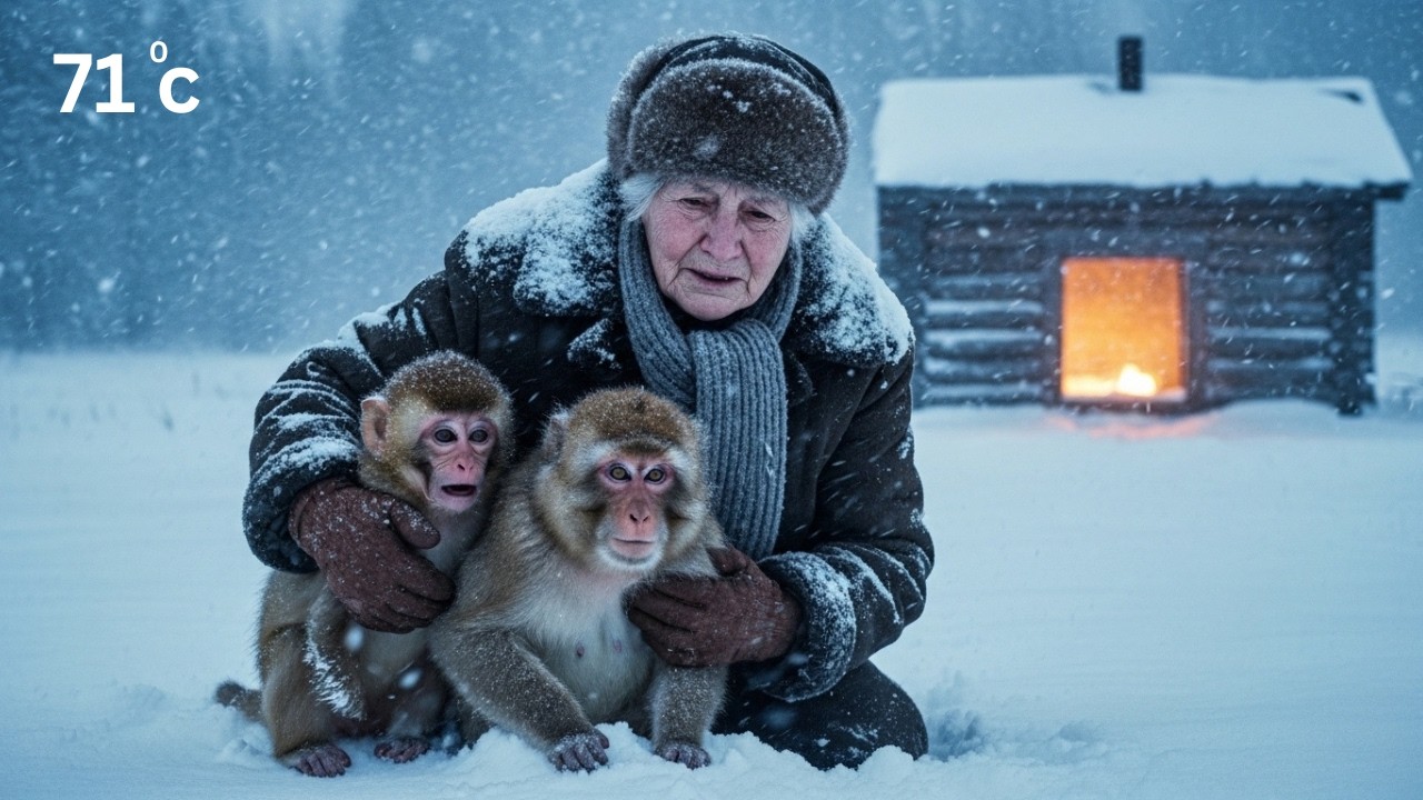 Freezing to Death in Siberia: 75-Year-Old Woman Saves Dying Monkey Family