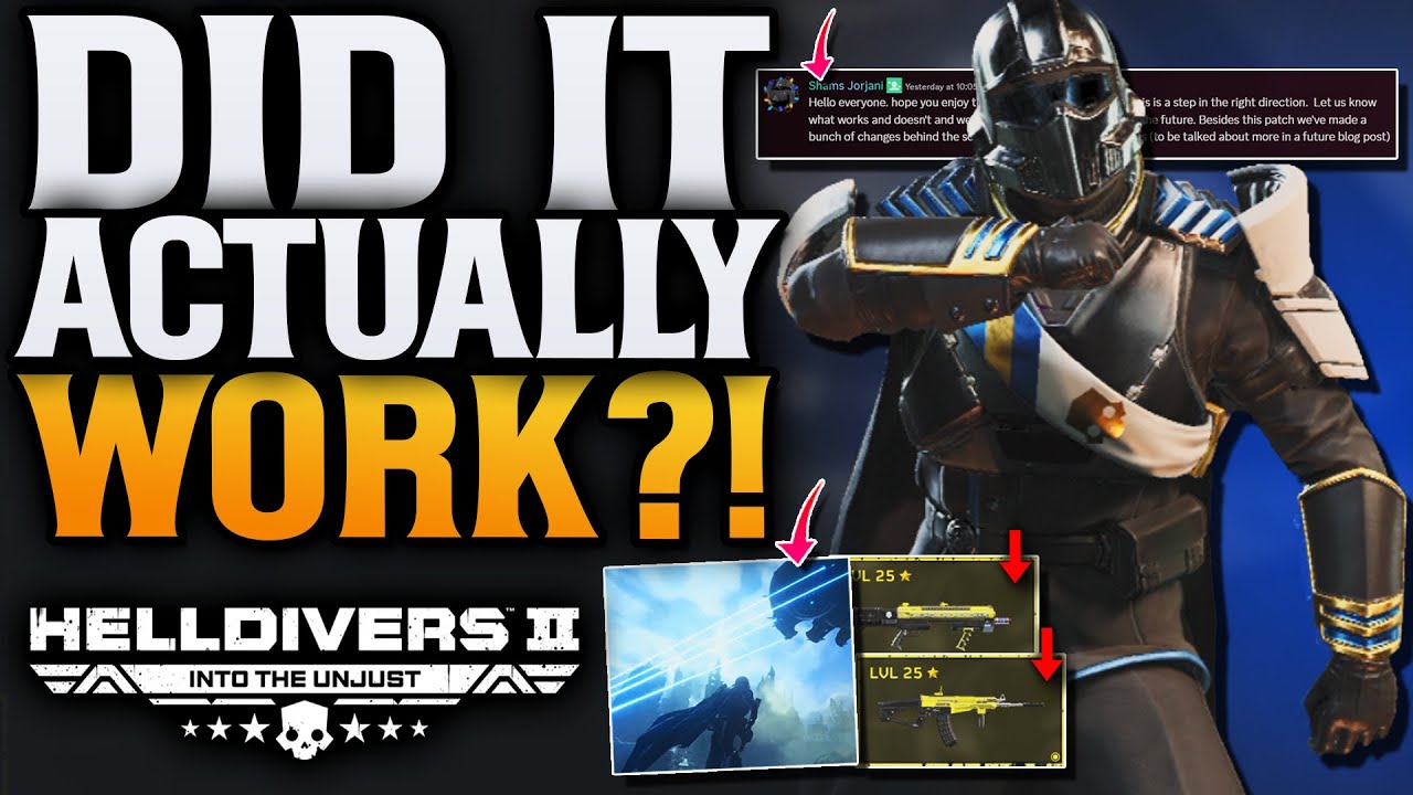 Helldivers 2 Hard locks Addressed! More Patches & Stealth Nerfs!