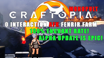100% AFK Fenrir Farm 0 interaction - 100% Enchant chance! Alpha update! Craftopia クラフトピア