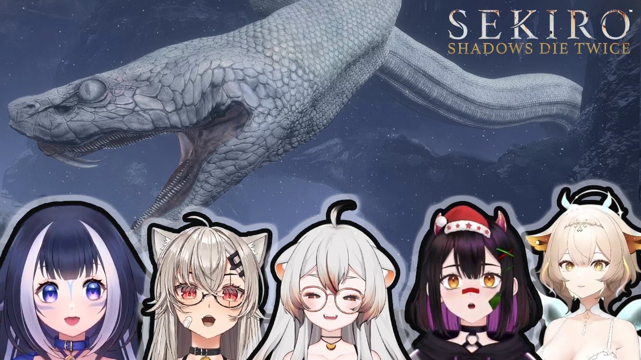 Виртуалы играют в Sekiro: первая реакция на Великого Змея (подборка)