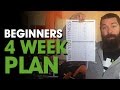 Beginners 4 Week Plan⎟1 Month Training Program