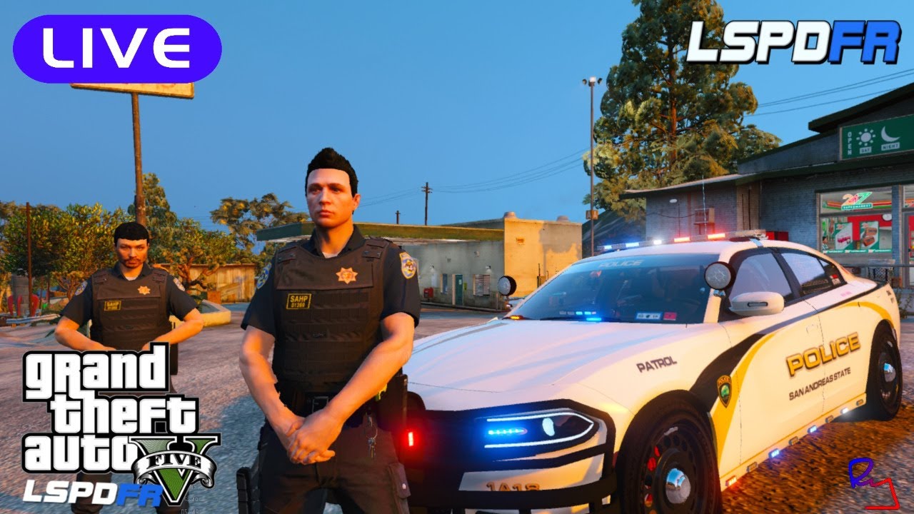 LIVE: GTA 5 LSPDFR Police Mod (Night Shift: San Andreas Highway Patrol ...