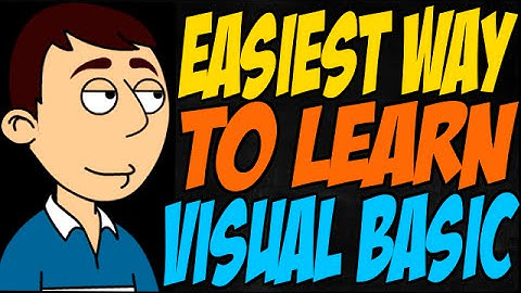 Easiest Way to Learn Visual Basic
