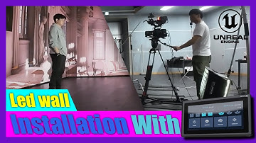 [Virtual Production] Led wall installation with Unreal Engine, Vive Mars Camtrack