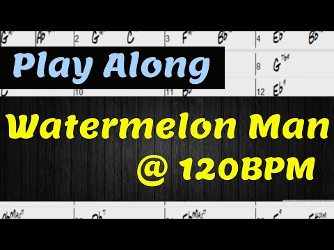 Watermelon Man Backing Track/ Play Along (120BPM)