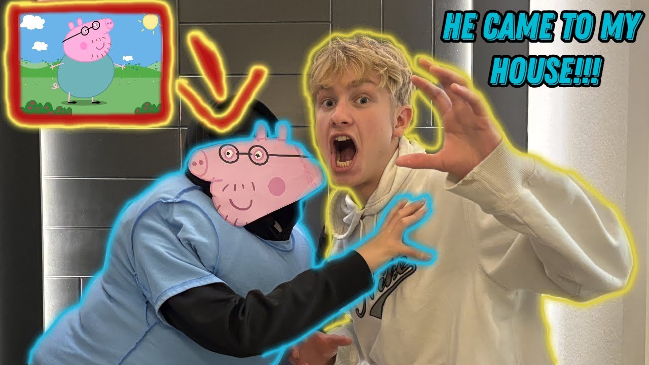 DO NOT CALL Daddy Pig from Peppa Pig at 3 AM!!! (He Came to My House ...