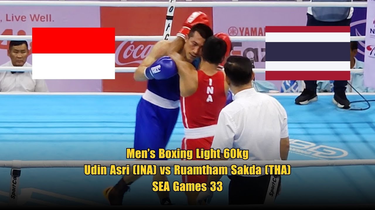 Men’s Boxing Light 60kg: Udin Asri (INA) vs Ruamtham Sakda (THA) | SEA Games 33