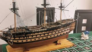 HMS Victory, scale model, Heller scale 1/100