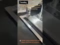 How zippers are attached perfectly.This factory machine does it better than handsewing! #viralvideo
