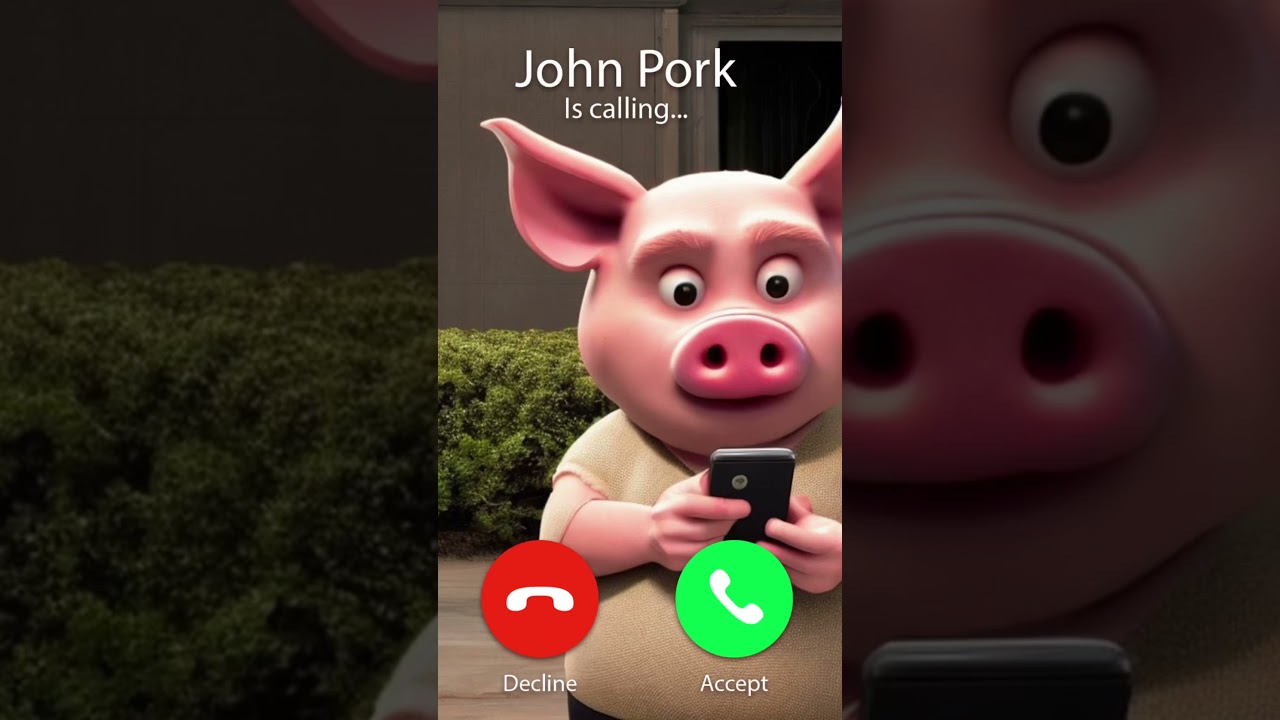 John Pork's Real Voice Revealed 😲 #shorts #memes 