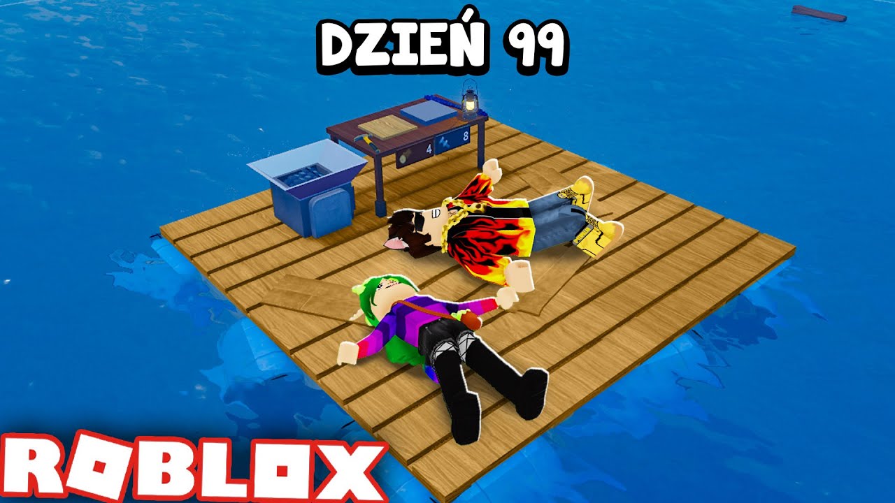 przeżyliśmy 99 DNI na TRATWIE w ROBLOX!