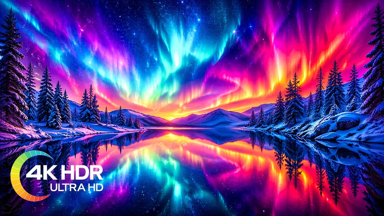 Experience The Aurora Borealis & The Northern Lights in 4K Video Ultra ...