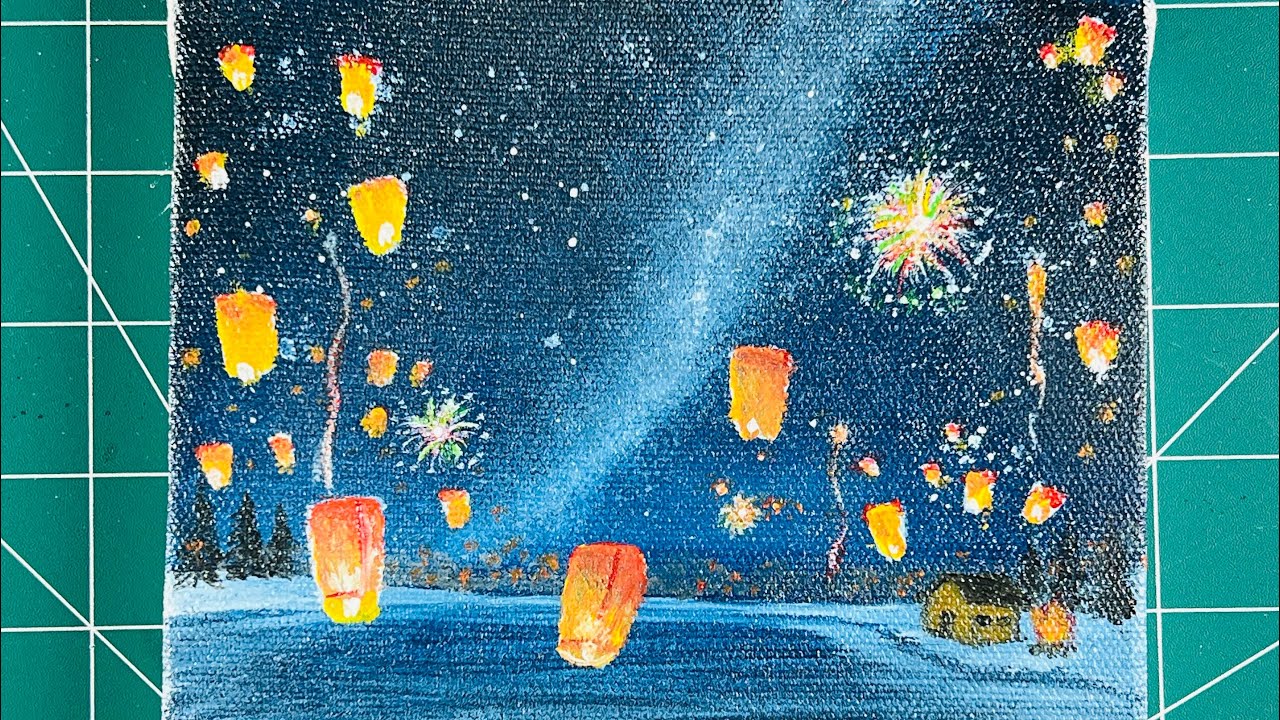 New Year 2026 Art ✨ | Lantern Lights & Hope | Lamha’s Artopia