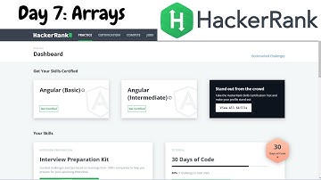 Day 7 : Array | 30 days of code | Hackerrank | C/C++ Language | Hindi | Code With Pankaj