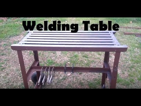 DIY Angle Iron Welding Table - YouTube