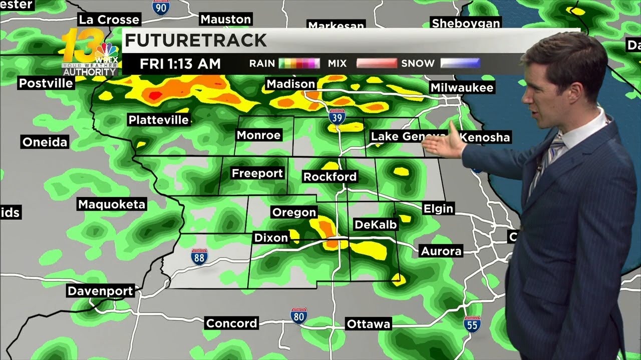 Mutiple rounds of storms come Friday - YouTube