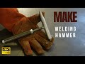 Making welding hammer tool  homemade 