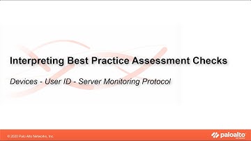 User ID - Server Monitoring Protocol - Interpreting BPA Checks - Devices
