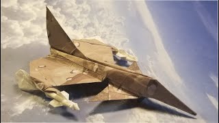 Panther Origami Fighter Jet Tutorial