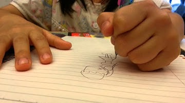 Blindfold drawing challenge part1