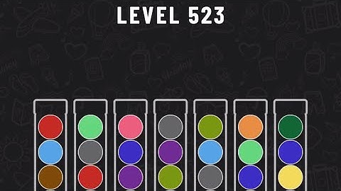 Ball Sort Puzzle Level 523 #ballsortpuzzle #ballsortpuzzlegameplay #puzzlegame #mobilegames