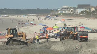 Folly Beach renourishment project underway